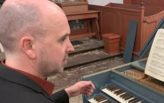Concert op klavecimbel door Robert Koolstra.